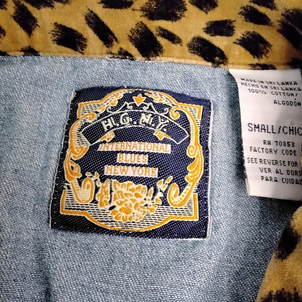 H.G.N.Y International Blues New York Lightweight Jean Vest - Picture 2 of 7